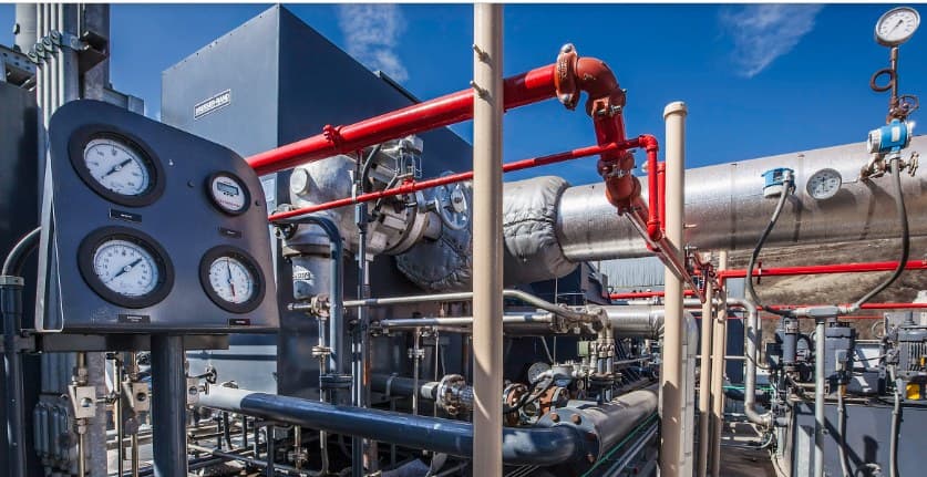Illustrative gas-to-power equipment imagery — not confirmed to depict the actual Ikeduru project site